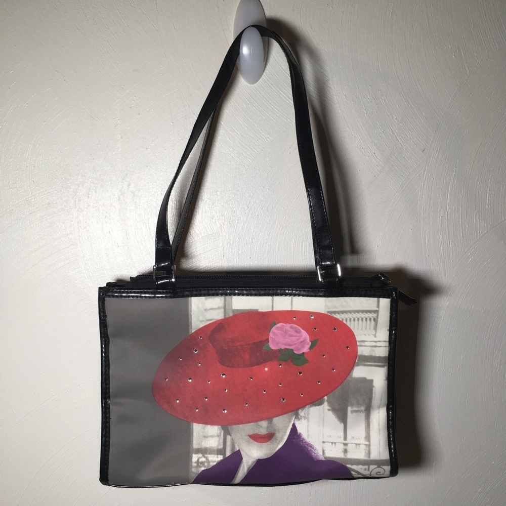 Amazing Life Black & White Purse -P9